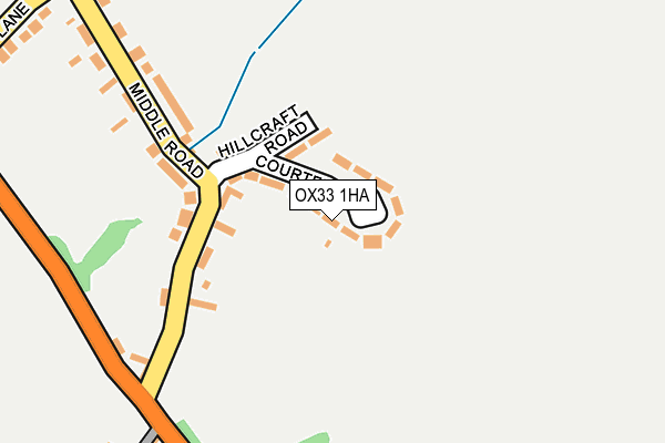 OX33 1HA map - OS OpenMap – Local (Ordnance Survey) OX33 1HA map - OS OpenMap – Local (Ordnance Survey)