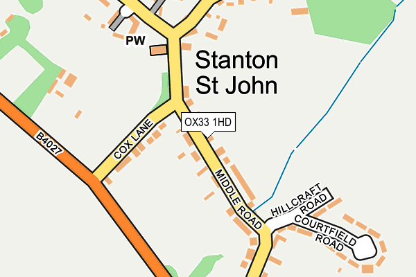 OX33 1HD map - OS OpenMap – Local (Ordnance Survey) OX33 1HD map - OS OpenMap – Local (Ordnance Survey)