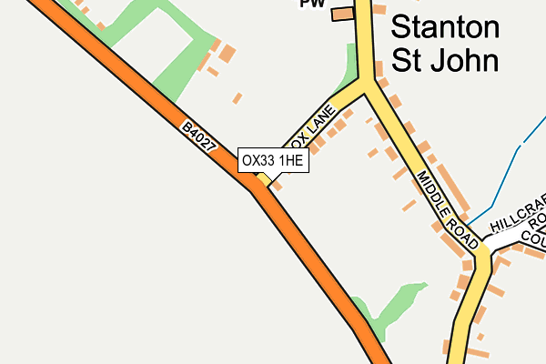 OX33 1HE map - OS OpenMap – Local (Ordnance Survey) OX33 1HE map - OS OpenMap – Local (Ordnance Survey)