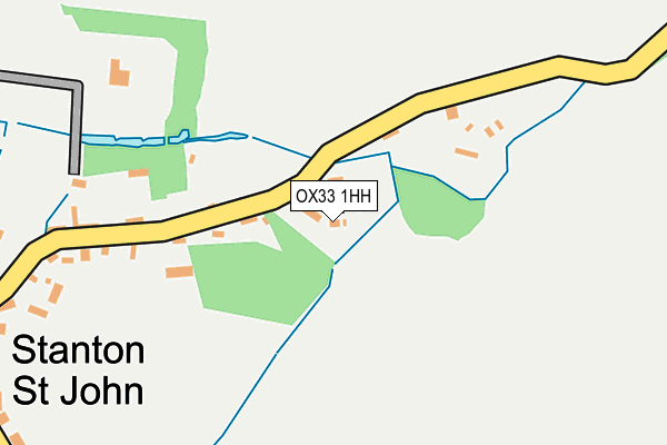 OX33 1HH map - OS OpenMap – Local (Ordnance Survey) OX33 1HH map - OS OpenMap – Local (Ordnance Survey)