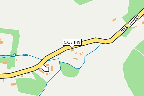 OX33 1HN map - OS OpenMap – Local (Ordnance Survey) OX33 1HN map - OS OpenMap – Local (Ordnance Survey)