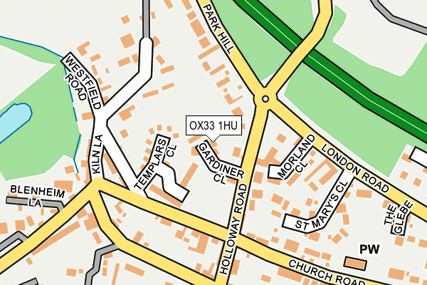 OX33 1HU map - OS OpenMap – Local (Ordnance Survey) OX33 1HU map - OS OpenMap – Local (Ordnance Survey)