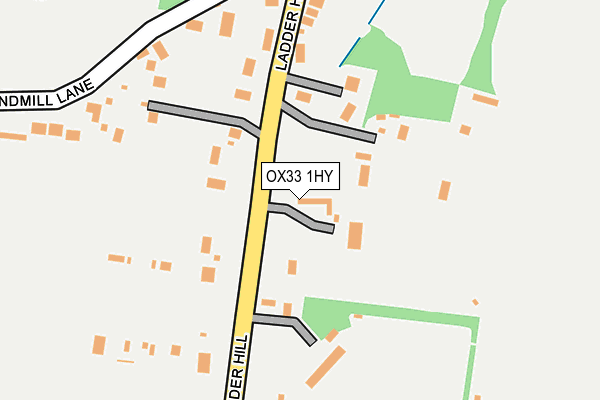 OX33 1HY map - OS OpenMap – Local (Ordnance Survey) OX33 1HY map - OS OpenMap – Local (Ordnance Survey)