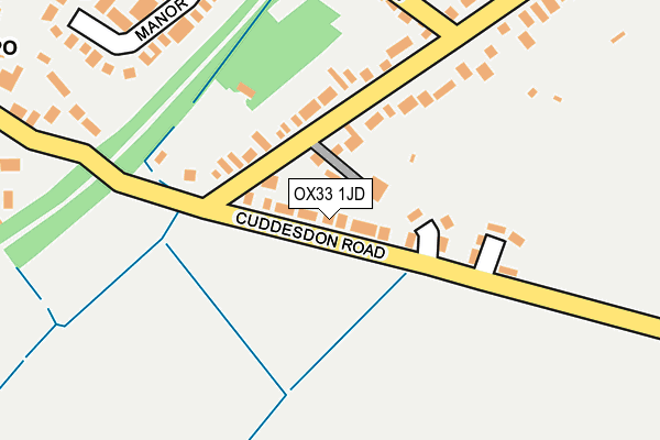 OX33 1JD map - OS OpenMap – Local (Ordnance Survey) OX33 1JD map - OS OpenMap – Local (Ordnance Survey)