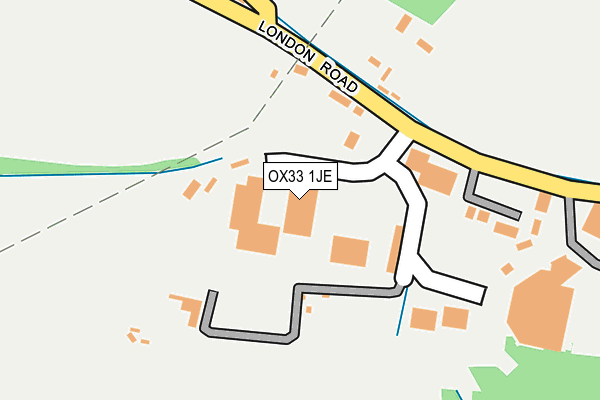OX33 1JE map - OS OpenMap – Local (Ordnance Survey) OX33 1JE map - OS OpenMap – Local (Ordnance Survey)