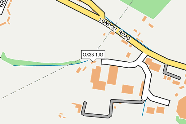 OX33 1JG map - OS OpenMap – Local (Ordnance Survey) OX33 1JG map - OS OpenMap – Local (Ordnance Survey)