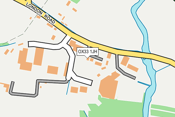 OX33 1JH map - OS OpenMap – Local (Ordnance Survey) OX33 1JH map - OS OpenMap – Local (Ordnance Survey)