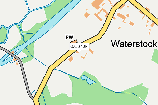OX33 1JR map - OS OpenMap – Local (Ordnance Survey) OX33 1JR map - OS OpenMap – Local (Ordnance Survey)