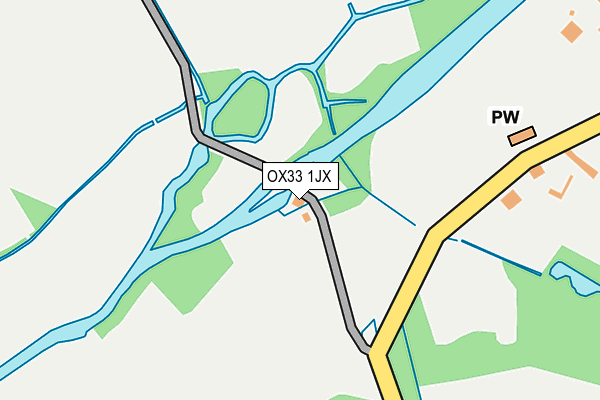 OX33 1JX map - OS OpenMap – Local (Ordnance Survey) OX33 1JX map - OS OpenMap – Local (Ordnance Survey)