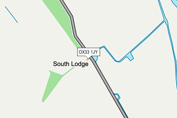 OX33 1JY map - OS OpenMap – Local (Ordnance Survey) OX33 1JY map - OS OpenMap – Local (Ordnance Survey)