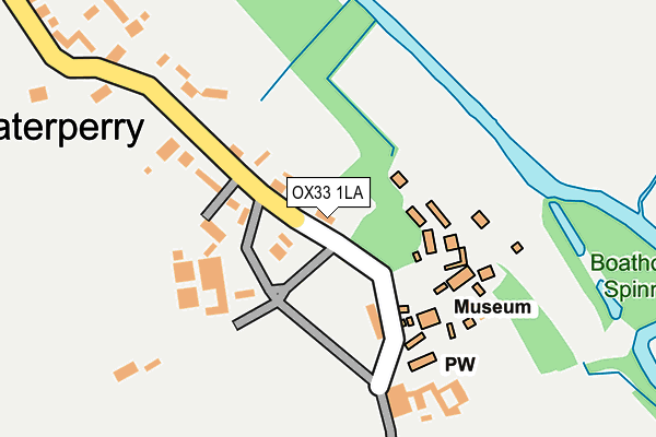 OX33 1LA map - OS OpenMap – Local (Ordnance Survey) OX33 1LA map - OS OpenMap – Local (Ordnance Survey)