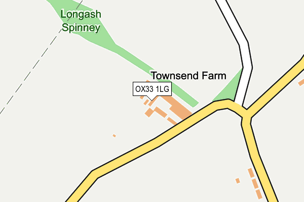 OX33 1LG map - OS OpenMap – Local (Ordnance Survey) OX33 1LG map - OS OpenMap – Local (Ordnance Survey)