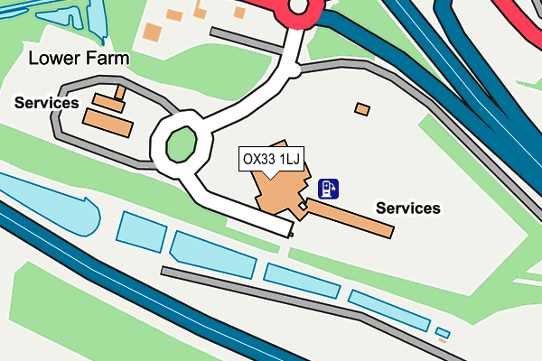 OX33 1LJ map - OS OpenMap – Local (Ordnance Survey) OX33 1LJ map - OS OpenMap – Local (Ordnance Survey)