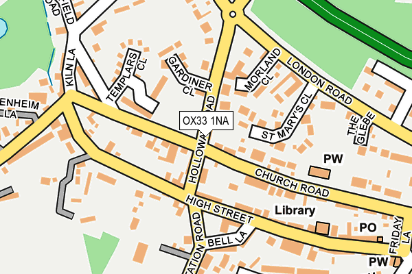 OX33 1NA map - OS OpenMap – Local (Ordnance Survey) OX33 1NA map - OS OpenMap – Local (Ordnance Survey)