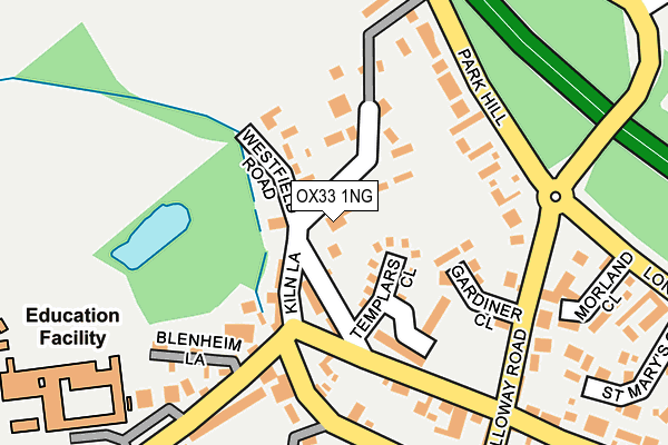 OX33 1NG map - OS OpenMap – Local (Ordnance Survey) OX33 1NG map - OS OpenMap – Local (Ordnance Survey)