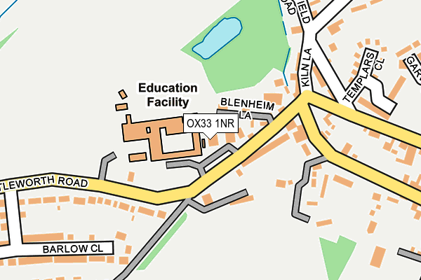 OX33 1NR map - OS OpenMap – Local (Ordnance Survey) OX33 1NR map - OS OpenMap – Local (Ordnance Survey)