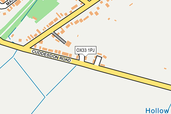 OX33 1PJ map - OS OpenMap – Local (Ordnance Survey) OX33 1PJ map - OS OpenMap – Local (Ordnance Survey)