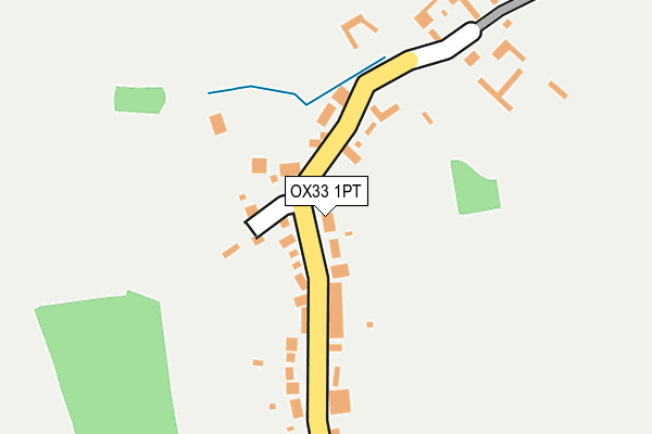 OX33 1PT map - OS OpenMap – Local (Ordnance Survey) OX33 1PT map - OS OpenMap – Local (Ordnance Survey)