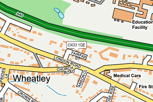 OX33 1QE map - OS OpenMap – Local (Ordnance Survey) OX33 1QE map - OS OpenMap – Local (Ordnance Survey)