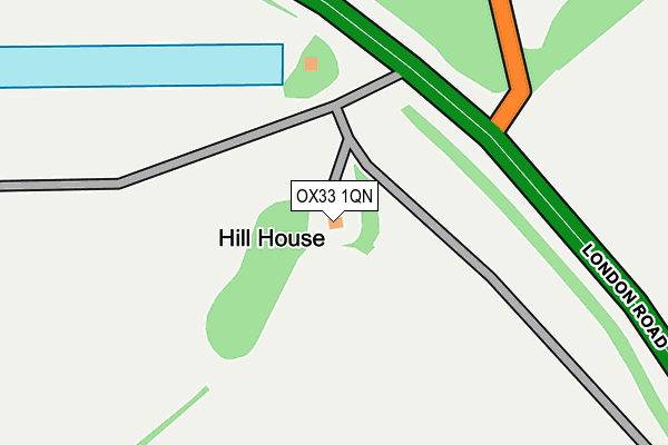 OX33 1QN map - OS OpenMap – Local (Ordnance Survey) OX33 1QN map - OS OpenMap – Local (Ordnance Survey)