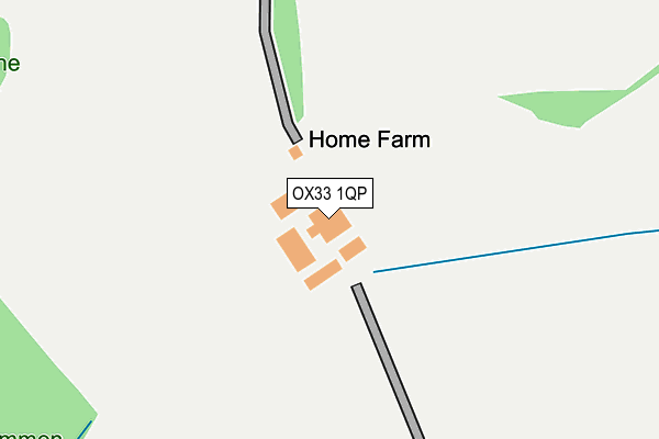 OX33 1QP map - OS OpenMap – Local (Ordnance Survey) OX33 1QP map - OS OpenMap – Local (Ordnance Survey)