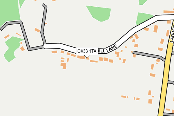 OX33 1TA map - OS OpenMap – Local (Ordnance Survey) OX33 1TA map - OS OpenMap – Local (Ordnance Survey)