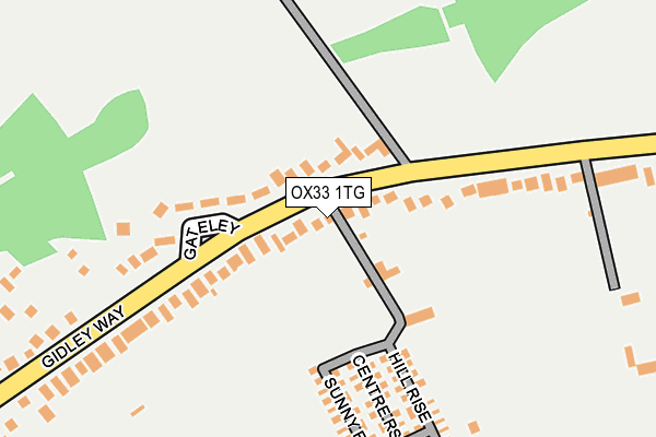 OX33 1TG map - OS OpenMap – Local (Ordnance Survey) OX33 1TG map - OS OpenMap – Local (Ordnance Survey)