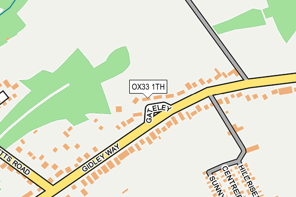 OX33 1TH map - OS OpenMap – Local (Ordnance Survey) OX33 1TH map - OS OpenMap – Local (Ordnance Survey)
