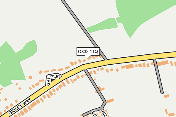 OX33 1TQ map - OS OpenMap – Local (Ordnance Survey) OX33 1TQ map - OS OpenMap – Local (Ordnance Survey)