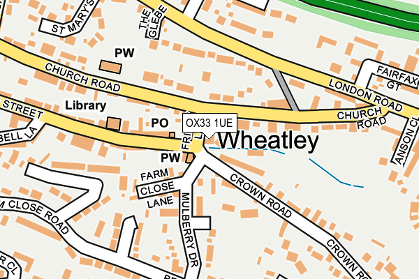 OX33 1UE map - OS OpenMap – Local (Ordnance Survey) OX33 1UE map - OS OpenMap – Local (Ordnance Survey)