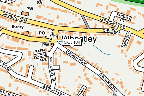 OX33 1UH map - OS OpenMap – Local (Ordnance Survey) OX33 1UH map - OS OpenMap – Local (Ordnance Survey)