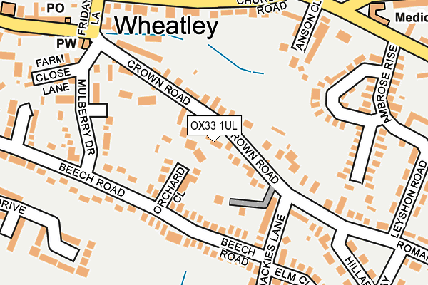 OX33 1UL map - OS OpenMap – Local (Ordnance Survey) OX33 1UL map - OS OpenMap – Local (Ordnance Survey)