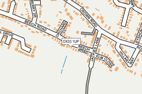 OX33 1UP map - OS OpenMap – Local (Ordnance Survey) OX33 1UP map - OS OpenMap – Local (Ordnance Survey)