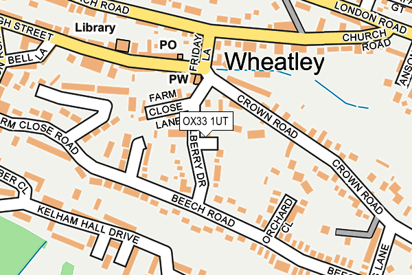 OX33 1UT map - OS OpenMap – Local (Ordnance Survey) OX33 1UT map - OS OpenMap – Local (Ordnance Survey)