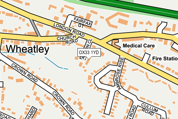 OX33 1YD map - OS OpenMap – Local (Ordnance Survey) OX33 1YD map - OS OpenMap – Local (Ordnance Survey)