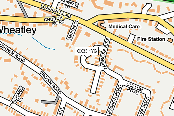 OX33 1YG map - OS OpenMap – Local (Ordnance Survey) OX33 1YG map - OS OpenMap – Local (Ordnance Survey)