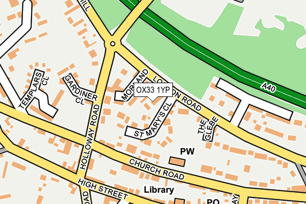 OX33 1YP map - OS OpenMap – Local (Ordnance Survey) OX33 1YP map - OS OpenMap – Local (Ordnance Survey)