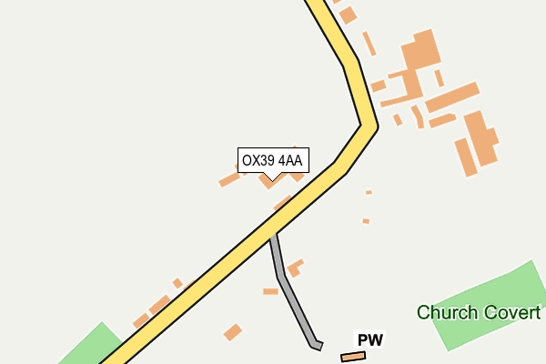 OX39 4AA map - OS OpenMap – Local (Ordnance Survey) OX39 4AA map - OS OpenMap – Local (Ordnance Survey)