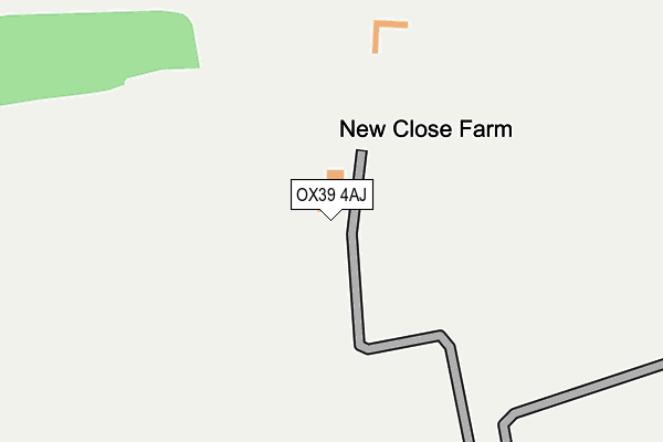 OX39 4AJ map - OS OpenMap – Local (Ordnance Survey) OX39 4AJ map - OS OpenMap – Local (Ordnance Survey)