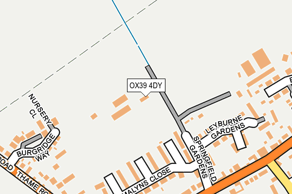 OX39 4DY map - OS OpenMap – Local (Ordnance Survey) OX39 4DY map - OS OpenMap – Local (Ordnance Survey)