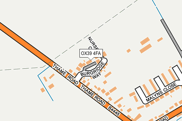 OX39 4FA map - OS OpenMap – Local (Ordnance Survey) OX39 4FA map - OS OpenMap – Local (Ordnance Survey)