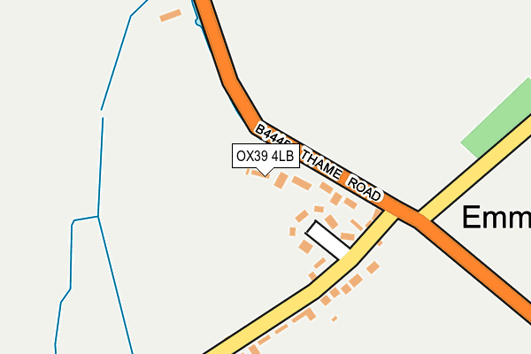 OX39 4LB map - OS OpenMap – Local (Ordnance Survey) OX39 4LB map - OS OpenMap – Local (Ordnance Survey)