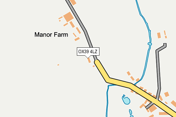 OX39 4LZ map - OS OpenMap – Local (Ordnance Survey) OX39 4LZ map - OS OpenMap – Local (Ordnance Survey)
