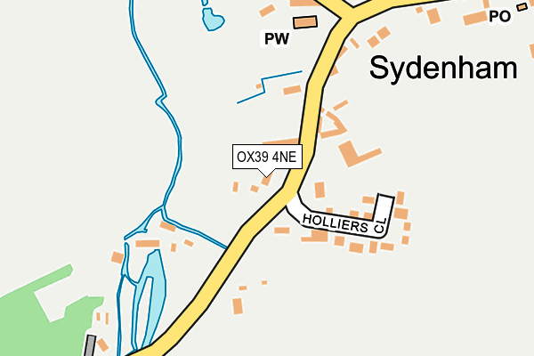 OX39 4NE map - OS OpenMap – Local (Ordnance Survey) OX39 4NE map - OS OpenMap – Local (Ordnance Survey)
