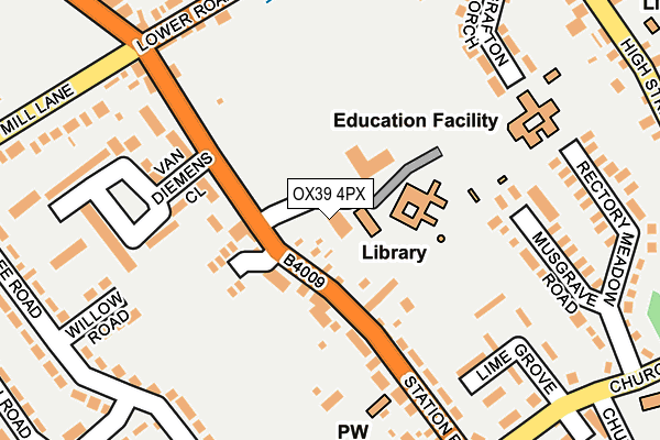 OX39 4PX map - OS OpenMap – Local (Ordnance Survey) OX39 4PX map - OS OpenMap – Local (Ordnance Survey)