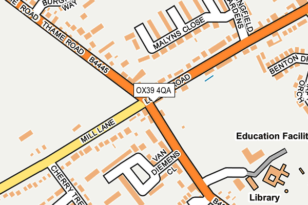 OX39 4QA map - OS OpenMap – Local (Ordnance Survey) OX39 4QA map - OS OpenMap – Local (Ordnance Survey)
