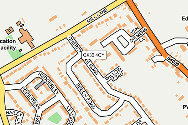 OX39 4QY map - OS OpenMap – Local (Ordnance Survey)