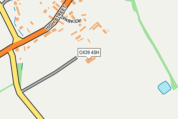 OX39 4SH map - OS OpenMap – Local (Ordnance Survey) OX39 4SH map - OS OpenMap – Local (Ordnance Survey)