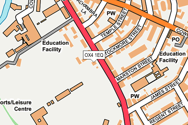 OX4 1EQ map - OS OpenMap – Local (Ordnance Survey) OX4 1EQ map - OS OpenMap – Local (Ordnance Survey)
