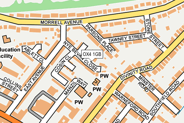 OX4 1GB map - OS OpenMap – Local (Ordnance Survey) OX4 1GB map - OS OpenMap – Local (Ordnance Survey)